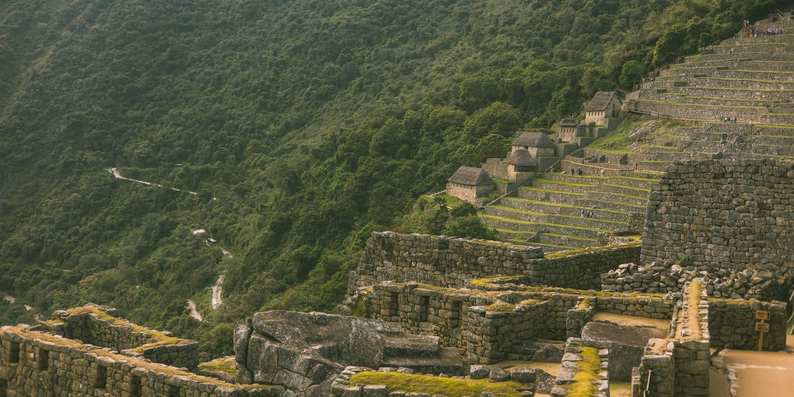 Machu Picchu citadel in morning light